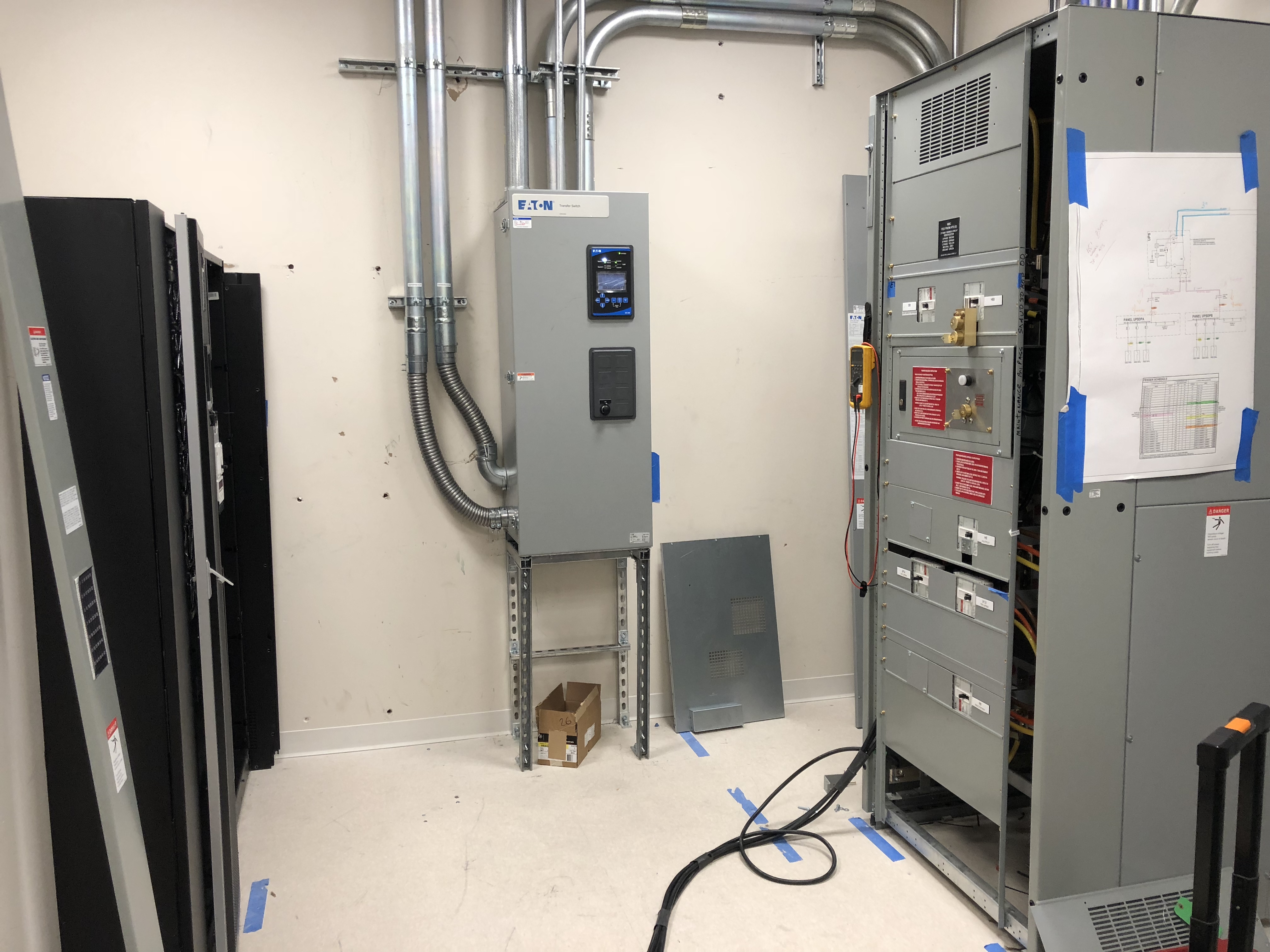 Custom UPS maintenance bypass panel, Plano
